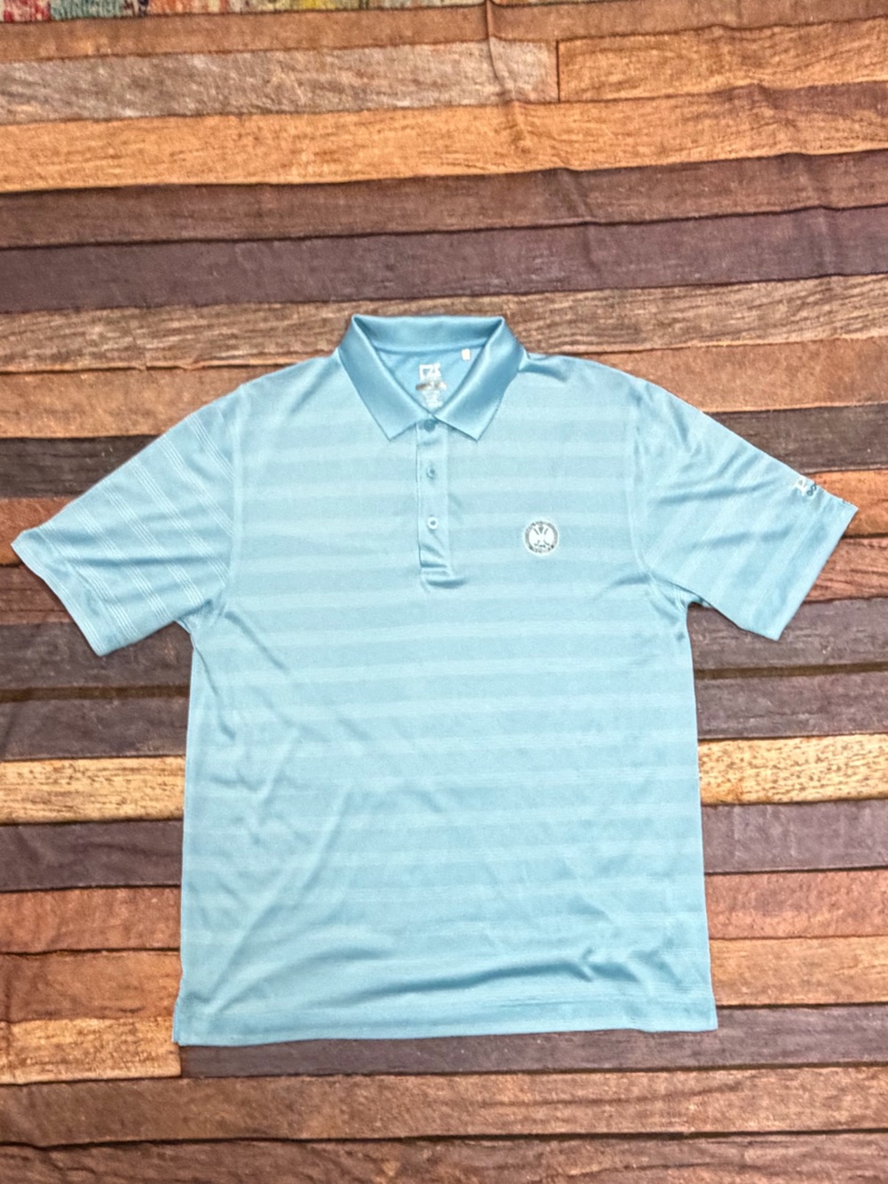 PGA Golf Blue Preppy Golfer Men's XL Athletic Shirt Tennis Golfing